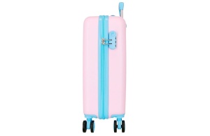 Dečiji Kofer Roll Road Happy Pets ABS 40x55x20cm 37L bela crvena - Img 2