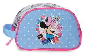 Dečiji neseser Disney Minnie Flowers 24x14x10cm roze plava