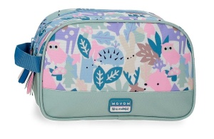 Dečiji neseser sa 2 pregrade Movom Forest mint 26x16x10cm nana zelena