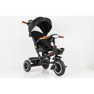 Dečiji tricikl sa tendom i pedalama crni BCK0310