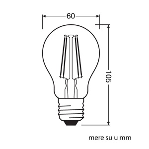 Dekorativna retro sijalica 7W Osram 4058075293298 - Img 2