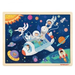 Drvena slagalica Raketa 48 delova Top Bright 120415