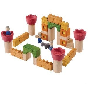 Drvene kocke blokovi Zamak 5651