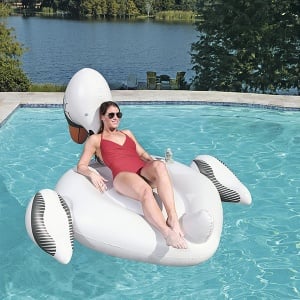 Dušek - Rider za vodu Bestway Labud 209x150 cm 41111 - Img 2