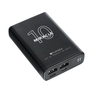 Eksterna baterija S15 10000 mAh PURIDEA, crni S15PB10BK