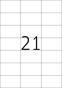Etikete 70X42,3 A4/21 1/100 bela - Img 2