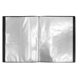 Fascikla 20 folija A4 crna Optima 120334 - Img 2