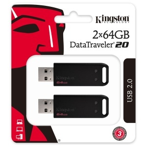 Fleš pen Data Traveler 20 dvopak Kingston DT20/64GB-2P - Img 3