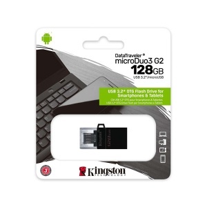 Fleš Pen DT MicroDuo 3.0 128Gb USB-A MicroUSB Kingston DTDUO3G2/128GB - Img 3