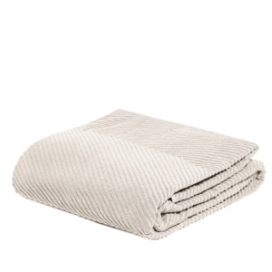 Frotir prekrivač Zig Zag Grande 200x210 kamen 024678 - Img 1