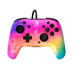 Gamepad Nintendo Switch Wired Controller Rematch Star Spectrum PDP 050565