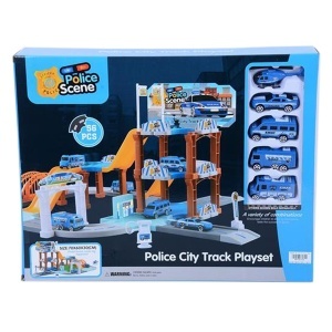 Garaža policijska staza set 875394