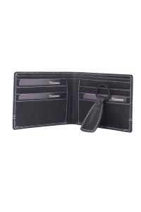 Gift box: novčanik muški kožni 120x90x20 mm i kožni privezak GS01 Guiness  - Img 5
