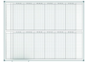 Godišnja planer tabla "MAULstandard", 90x120, 2x6 meseci