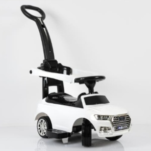 Guralica sa ručkom Go Cart Car 198-A1 beli TRO0045 - Img 2