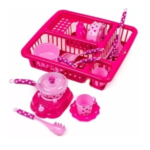 Igračka kuhinjski set u oceđivaču sudova 933734 - Img 2