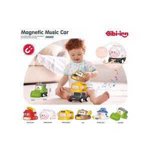 Igračka za bebe magnetni muzički auto 672306