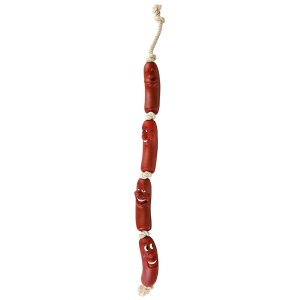 Igračka za pse Trixie Niz kobasica na kanapu 75cm vinil