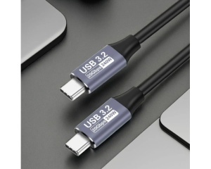 Kabl Fast Asia USB tip C M/M 2m crni 240W 8K 60Hz 20Gbps - Img 2