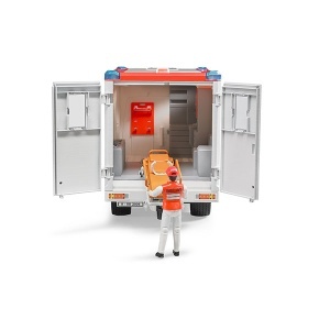 Kamion MB Sprinter ambulanta sa figurom Bruder 025366 - Img 3