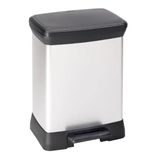 Kanta za otpatke 30 L sa pedalom srebrna Deco Curver CU 02164-582