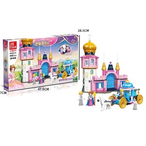 Kockice Dvorac i kočije Jie Star 424685