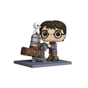 Kolekcionarska figura Funko POP! Harry Potter Vynil Deluxe Harry Pushing Trolley 9cm - Img 2