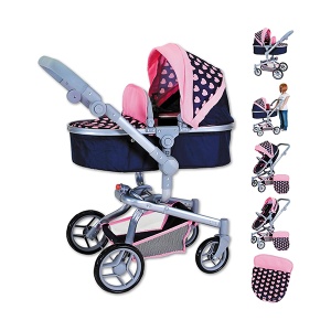 Kolica Boonk Pink Hearts Knorr Toys 909412 - Img 2