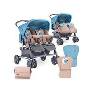 Kolica za blizance Twin Moon Bear Lorelli 10020071955
