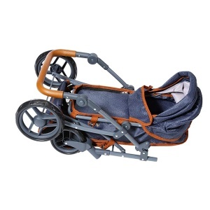 Kolica za lutke Juna plava 62x39x68cm Knorr 63530 - Img 3