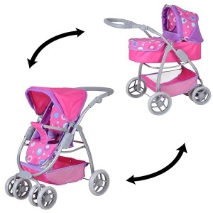 Kolica za lutku Coco Pink Splash Knorr Toys 90715 - Img 3