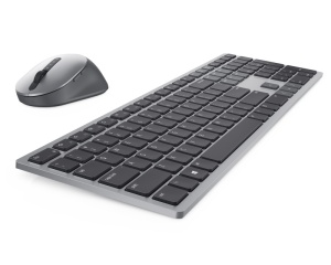 Komplet tastatura i miš Dell KM7321W Pro Plus Wireless Multi-device US sivi - Img 6