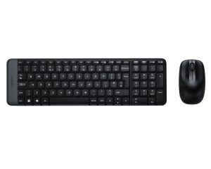 Komplet tastatura i miš MK220 crni Logitech bežični US raspored