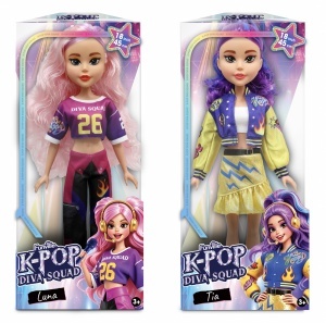 KPOP DIVA SQUAD LUTKA Luna/Tia 45CM