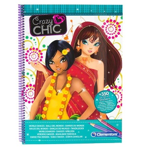 Kreativni blok ples CRAZY CHIC CLEMENTONI CL15983