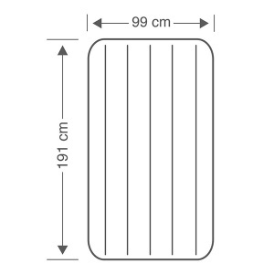Krevet na naduvavanje DuraBeam Standard 99x191x25cm Intex 64757 - Img 3