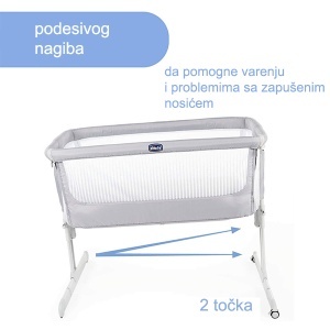 Krevetac kolevka Next2Me Air Stone Chicco A047240 - Img 2