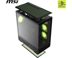 Kućište MAG Pano 130R PZ crno MSI Mid Tower ATX kaljeno staklo ARGB - Img 4
