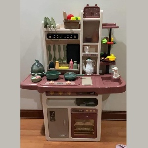 Kuhinja sa svetlom, muzikom i tekućom vodom i parom 65 delova 813106 - Img 3