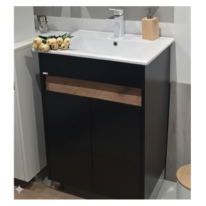 Kupatilski ormarić donji deo 60 Plazma Lux Dubai Nero 301416