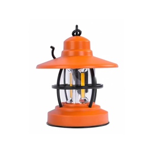 Led fenjer 200lm 108x108x130mm 3xAAA 19481 narandžasta