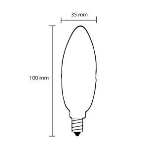 LED filament sijalica toplo bela 4W Osram 4058075438637 - Img 2
