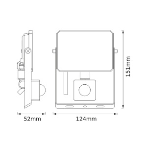 Led reflektor 20W 4000K sa PIR senzorom Osram 4099854489587E - Img 2