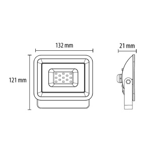 LED reflektor 20W Prosto LRF024EW-20W/BK - Img 3