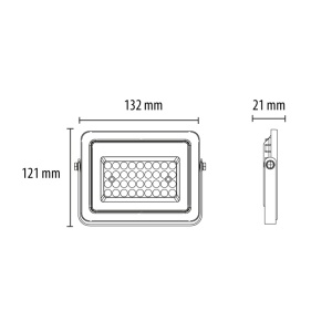 LED reflektor 20W Prosto LRF024EW-20W/WH - Img 3