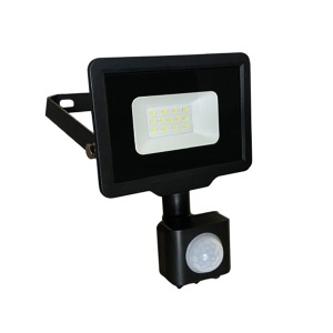 LED reflektor sa PIR senzorom 10W Prosto LRF008SW-10/BK
