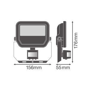 LED reflektor sa PIR senzorom 20W Ledvance 4058075460973 - Img 2