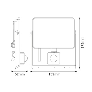 Led reflektor sa PIR senzorom 30W Osram 4099854489709E - Img 2