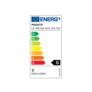 LED sijalica hladno bela 12V 7W Prosto LS-MR16S-GU5.3/6-CW - Img 2