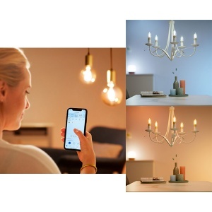 Led wifi sijalica 4,9W (25W) C35 E14 Amb 1PF/6 WiZ WIZ023 - Img 4